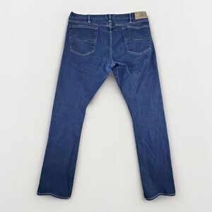 Polo Ralph Lauren Varick Slim Straight Jeans Dark Wash Blue Denim 38x34 Stretch